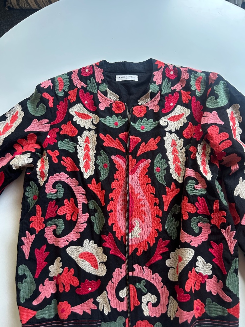 Maison Hotel Colorful Zip Jacket Size M